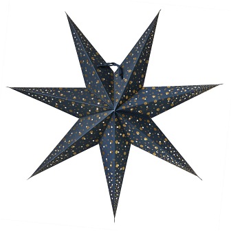 Świąteczna gwiazda papierowa Isadora 60cm granat 